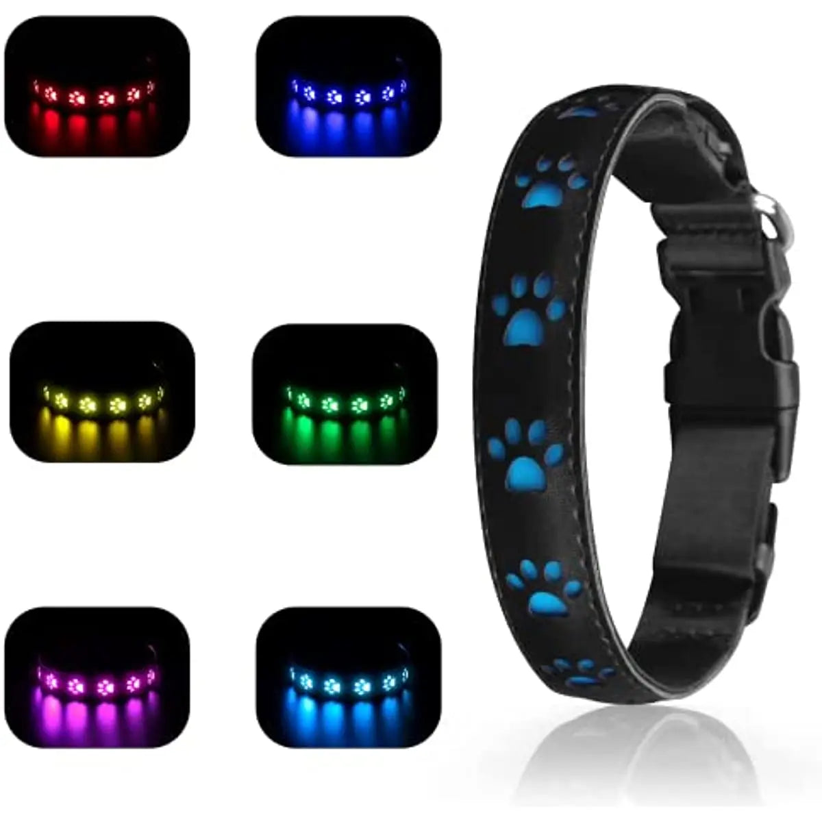 קולר LED לכלב – בטיחות מרבית וסטייל בטיולים ליליים